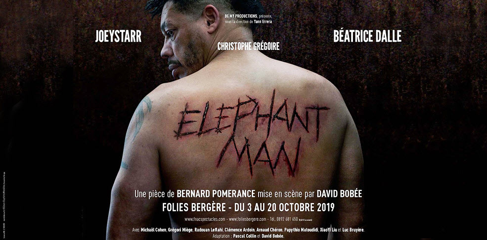 Promo flier for Elephant Man - Joey Starr